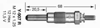 Свеча накаливания NGK 4479